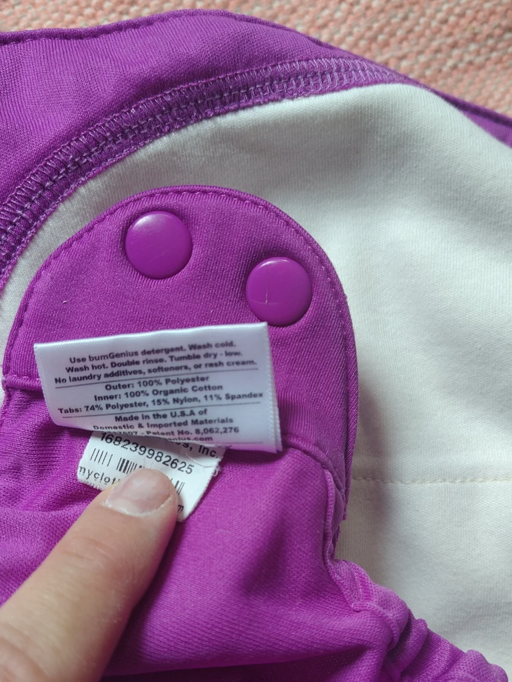 Made In USA - BumGenius Three-Pack Diaper Covers  WITH ORGANIC COTTON LINING